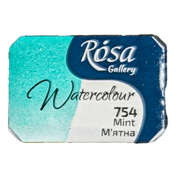 ROSA Fine Art Materials Watercolour Pan Mint ROSA Gallery - Watercolours - Individual Half Pans