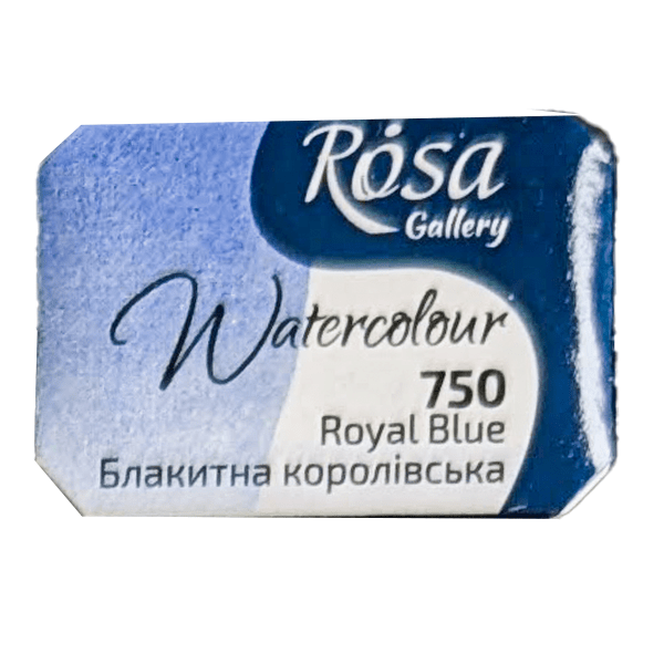 ROSA Fine Art Materials Watercolour Pan Royal Blue ROSA Gallery - Watercolours - Individual Half Pans