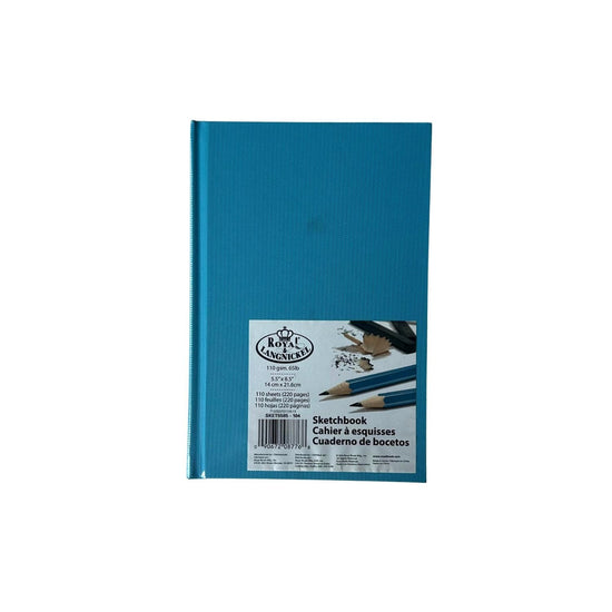 Royal & Langnickel Sketchbook - Hardcover BLUE Royal & Langnickel - Fashion Colour Sketchbooks - 5.5x8.5"
