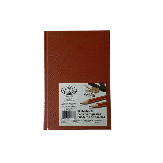 Royal & Langnickel Sketchbook - Hardcover Burnt Orange Royal & Langnickel - Rich Colour Sketchbooks - 5.5x8.5"
