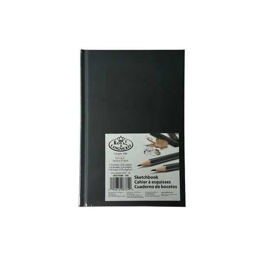 Royal & Langnickel Sketchbook - Hardcover Graphite Grey Royal & Langnickel - Rich Colour Sketchbooks - 5.5x8.5"