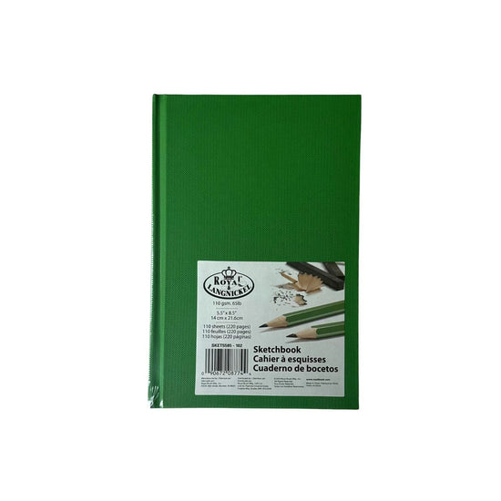 Royal & Langnickel Sketchbook - Hardcover GREEN Royal & Langnickel - Fashion Colour Sketchbooks - 5.5x8.5"
