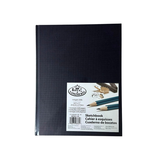 Royal & Langnickel Sketchbook - Hardcover Navy Blue Royal & Langnickel - Rich Colour Sketchbooks - 8.5x11"