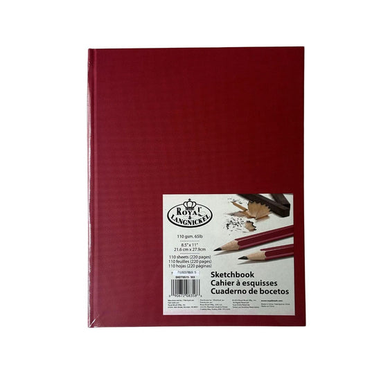 Royal & Langnickel Sketchbook - Hardcover RED Royal & Langnickel - Fashion Colour Sketchbooks - 8.5x11"