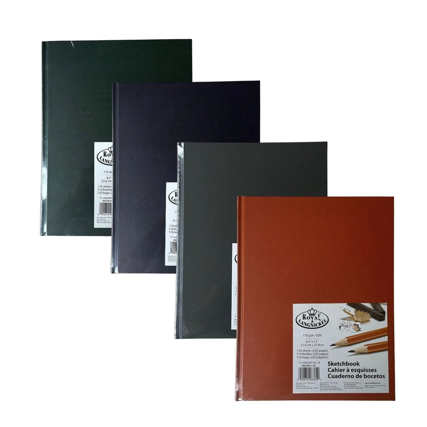 Royal & Langnickel Sketchbook - Hardcover Royal & Langnickel - Rich Colour Sketchbooks - 8.5x11"