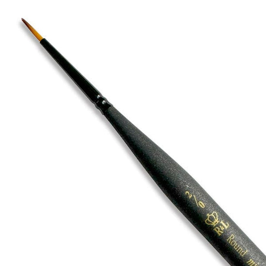 Royal & Langnickel Specialty Brush Royal & Langnickel - Mini Majestic - Round Brush - Size 2/0 - Item #R4200R-2/0