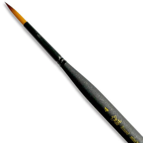 Royal & Langnickel Specialty Brush Royal & Langnickel - Mini Majestic - Round Brush - Size 4 - Item #R4200R-4