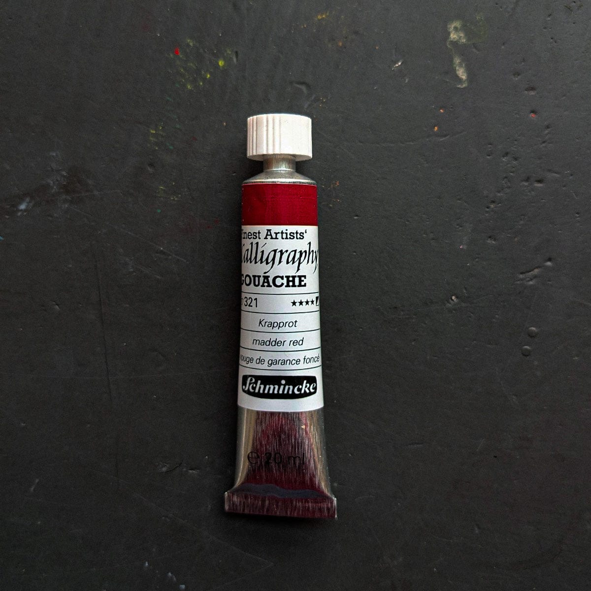 Schmincke Designer Gouache Madder Red - 321 Schmincke - Finest Artists' Calligraphy Gouache - 20mL Tubes