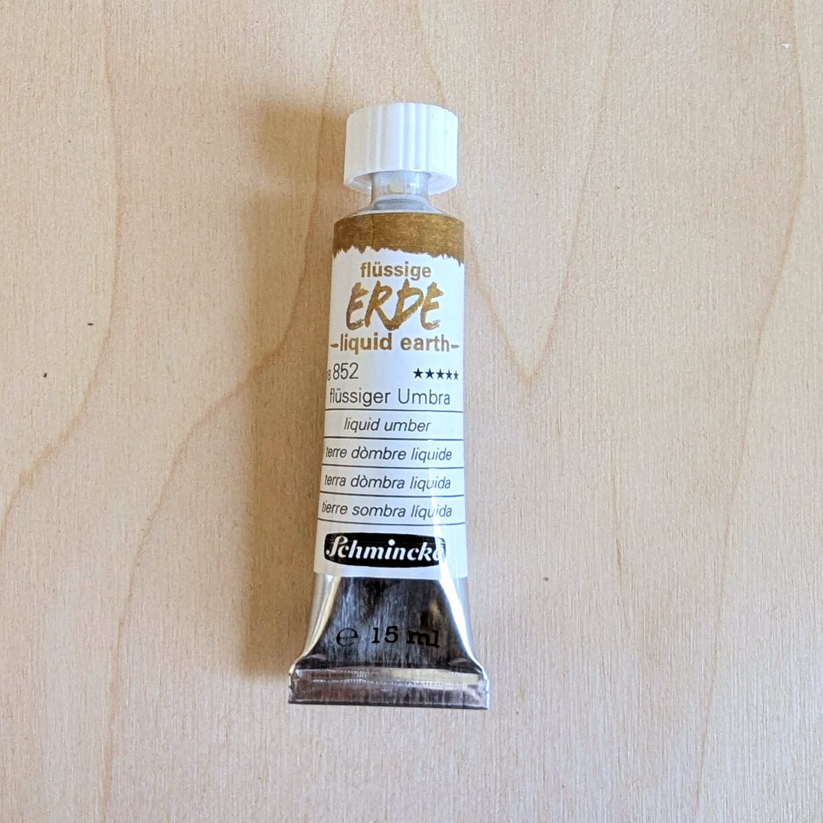 Schmincke Liquid Charcoal Liquid Umber Schmincke - Liquid Earth - 15mL Tubes