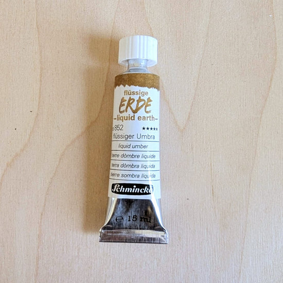 Schmincke Liquid Charcoal Liquid Umber Schmincke - Liquid Earth - 15mL Tubes