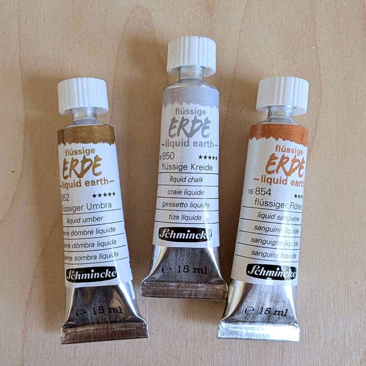 Schmincke Liquid Charcoal Schmincke - Liquid Earth - 15mL Tubes