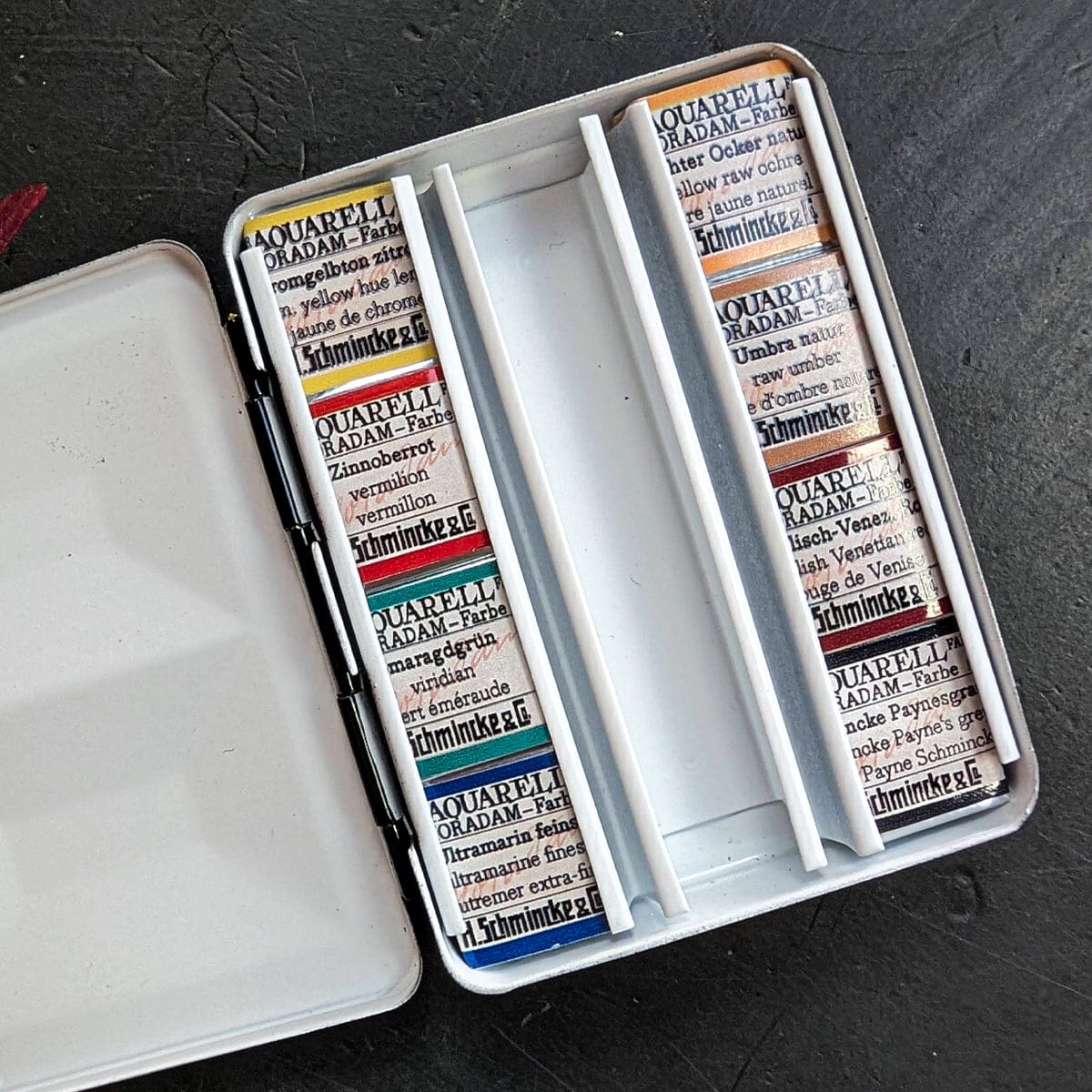 Schmincke Watercolour Set Schmincke - Horadam Aquarell - Watercolour Half Pans - Retro Line -  Set of 8 Colours