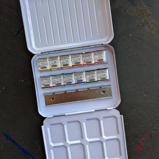 Schmincke Watercolour Set Schmincke - Horadam Aquarell - Watercolour Half Pans - Special Edition - Set of 12 Floral Colours