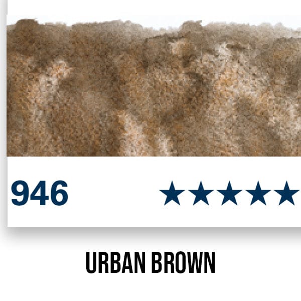 Schmincke Watercolour Set Urban Brown - 946 Schmincke - Horadam Aquarell - Super Granulation Watercolours - 15mL Tubes