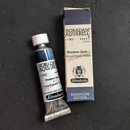 Schmincke Watercolour Tube Schmincke - Horadam Aquarell - SIGNATURE EDITION - Artists' Watercolours - 15mL Tube - Shadow Grey