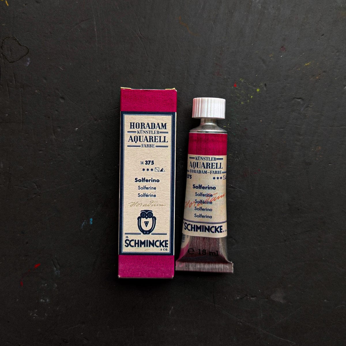 Schmincke Watercolour Tube Solferine Schmincke - Horadam Aquarell Retro Line - Limited Edition - Artists' Watercolours - 15mL Tubes