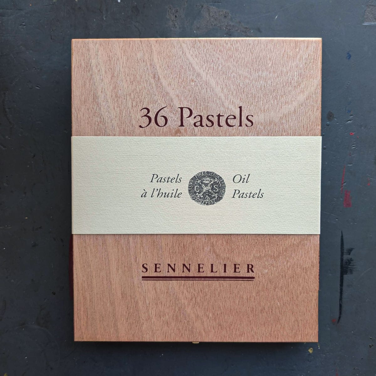 Sennelier Oil Pastel Set Sennelier - Oil Pastels - Wooden Box Set - 36 Colours