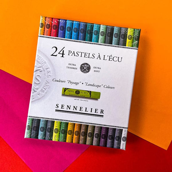 Sennelier Soft Pastel Set Sennelier - Extra Soft Pastels - Landscape Set - 24 Full Sticks - Item #N132241