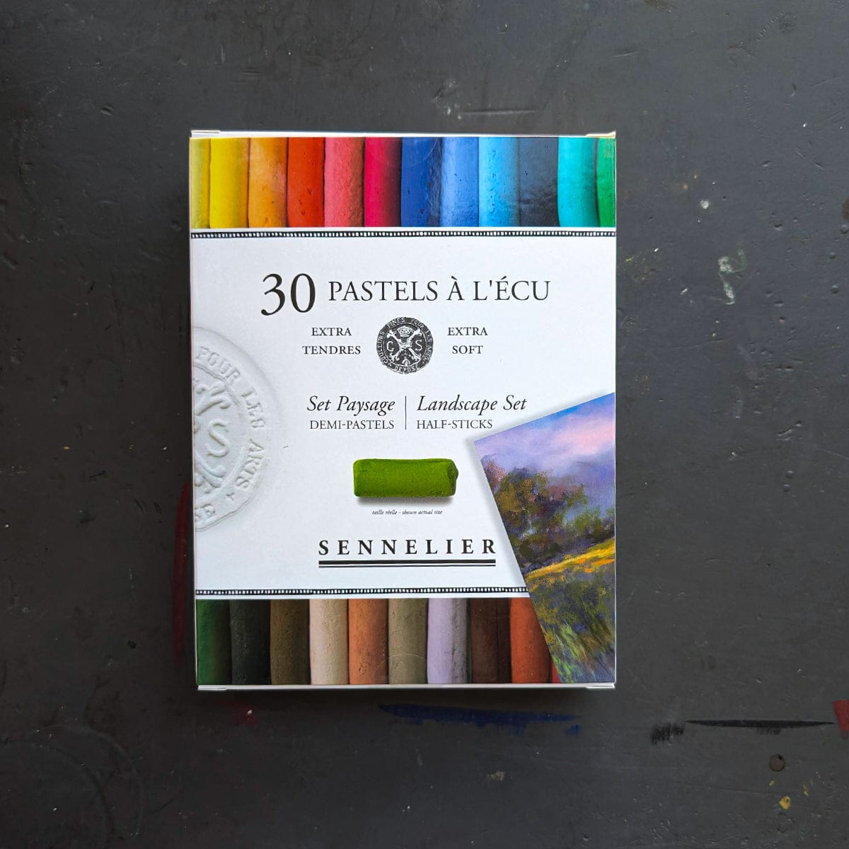 Sennelier Soft Pastel Set Sennelier - Extra Soft Pastels - Landscape Set - 30 Half Sticks