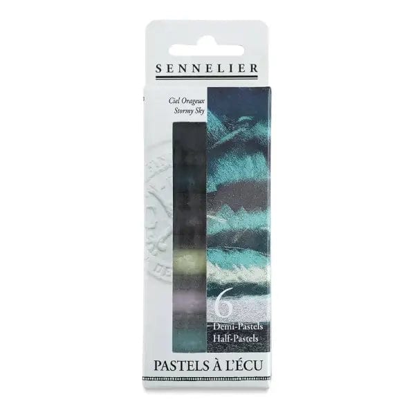 Sennelier Soft Pastel Set Sennelier - Extra Soft Pastels - Stormy Sky Set - 6 Half Sticks