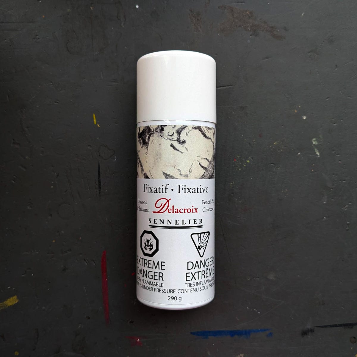 Sennelier Spray Fixative Sennelier - Delacroix - Pencil & Charcoal Spray Fixative