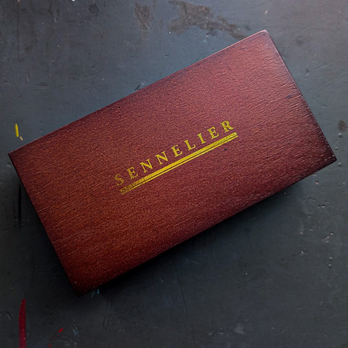 Sennelier Watercolour Set Sennelier - L'Aquarelle Watercolours - Wooden Box Set - 12 Half Pans