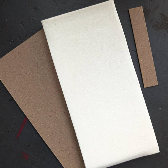 Shizen Design Book Binding Supplies Ivory Shizen Design - Handmade Deckle Edge - Bookmaking Kits - 4x9" Landscape