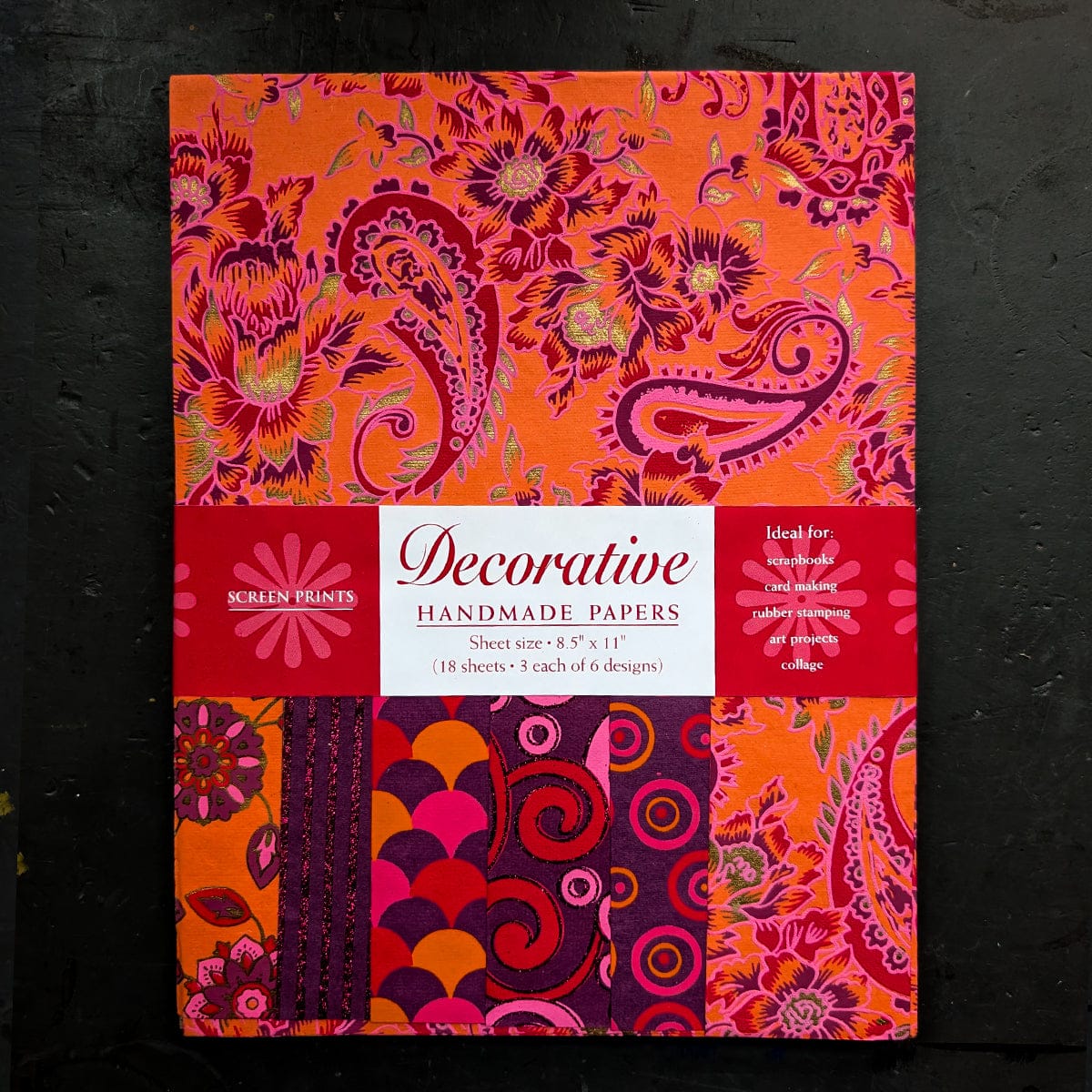 Shizen Design Paper Potluck Hot Purple Shizen Design - Decorative Handmade Papers - 8.5x11" Sheet - Packs of 18