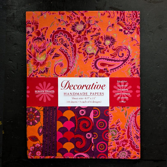 Shizen Design Paper Potluck Hot Purple Shizen Design - Decorative Handmade Papers - 8.5x11" Sheet - Packs of 18