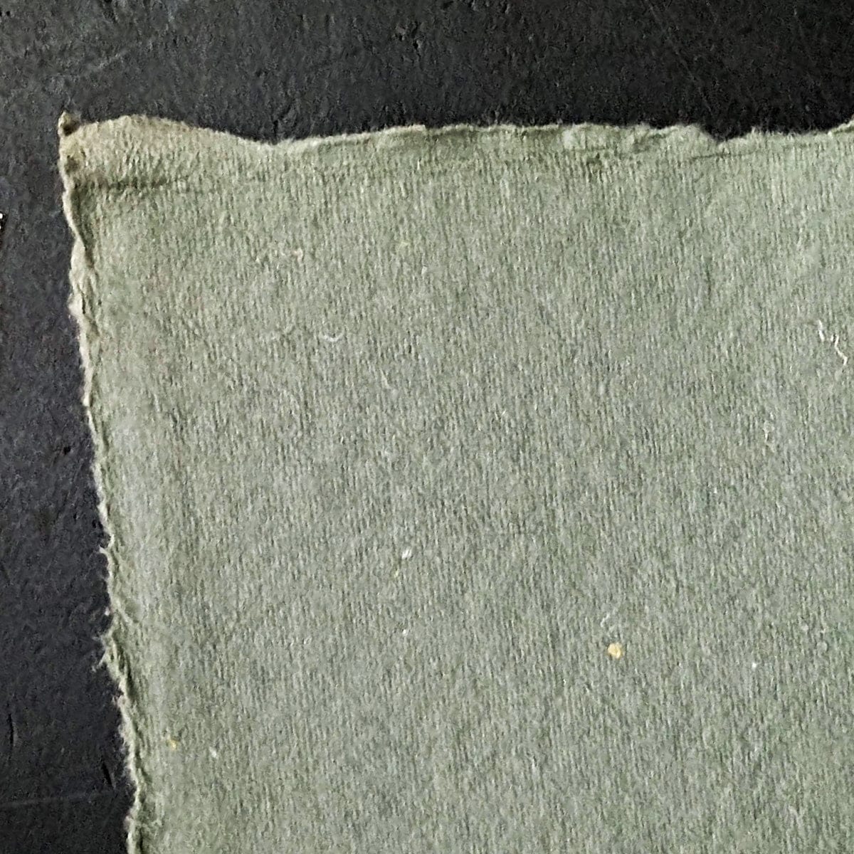 Shizen Design Pastel Paper Army Green Shizen Design - Handmade Deckle Edge Pastel Paper - 8.5x11 Sheets