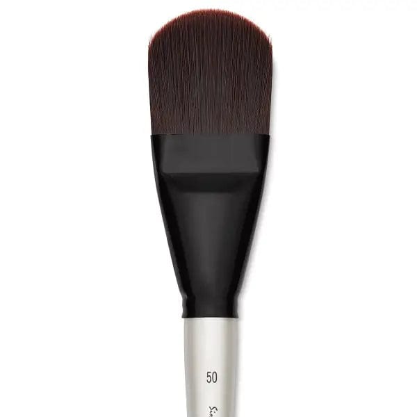 Simply Simmons Synthetic Brush Simply Simmons - XL Burgundy Synthetic Brush - Filbert #50