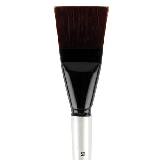 Simply Simmons Synthetic Brush Simply Simmons - XL Burgundy Synthetic Brush - Flat #50