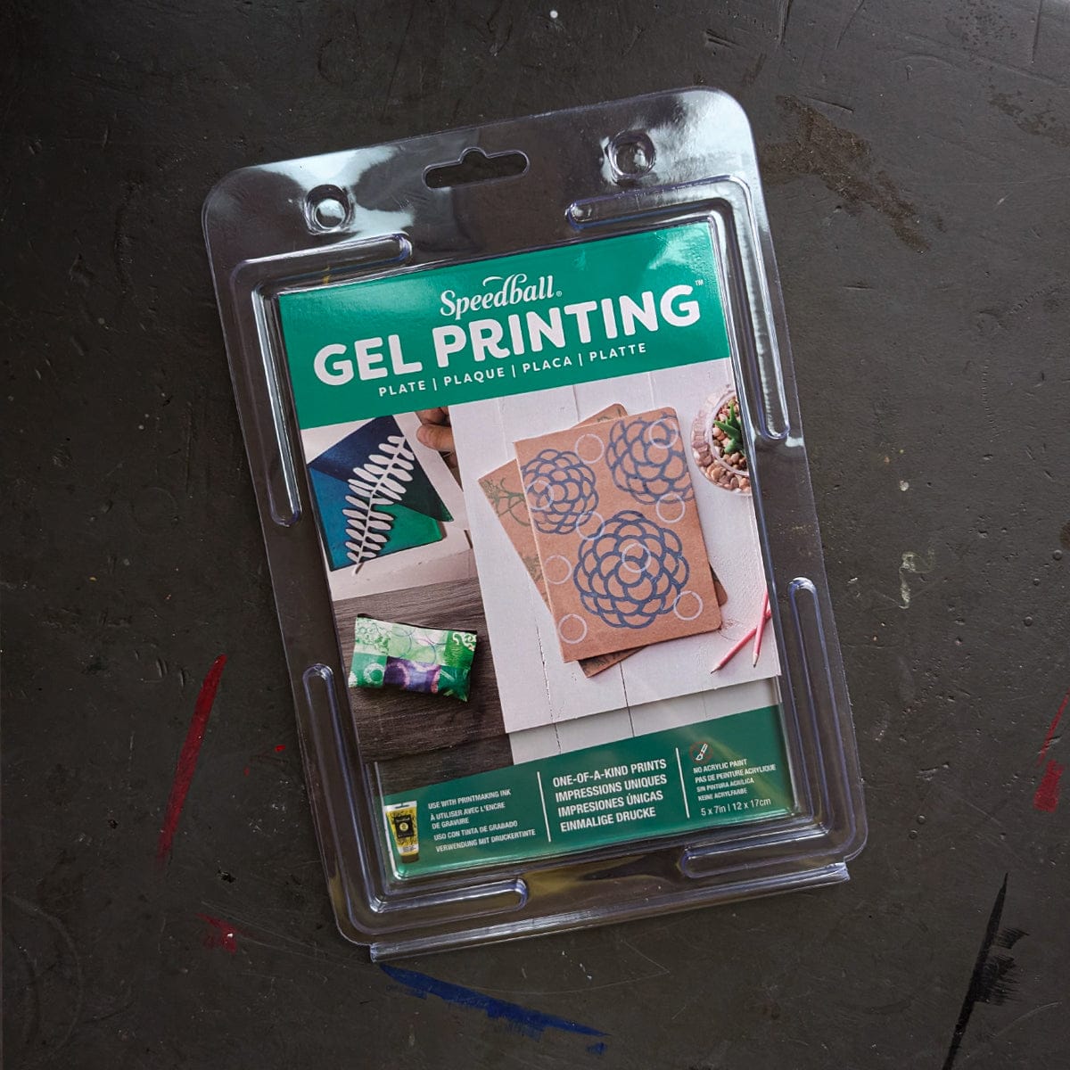 Speedball Block Printing Accessory Speedball - Gel Printing Plate - 5x7"