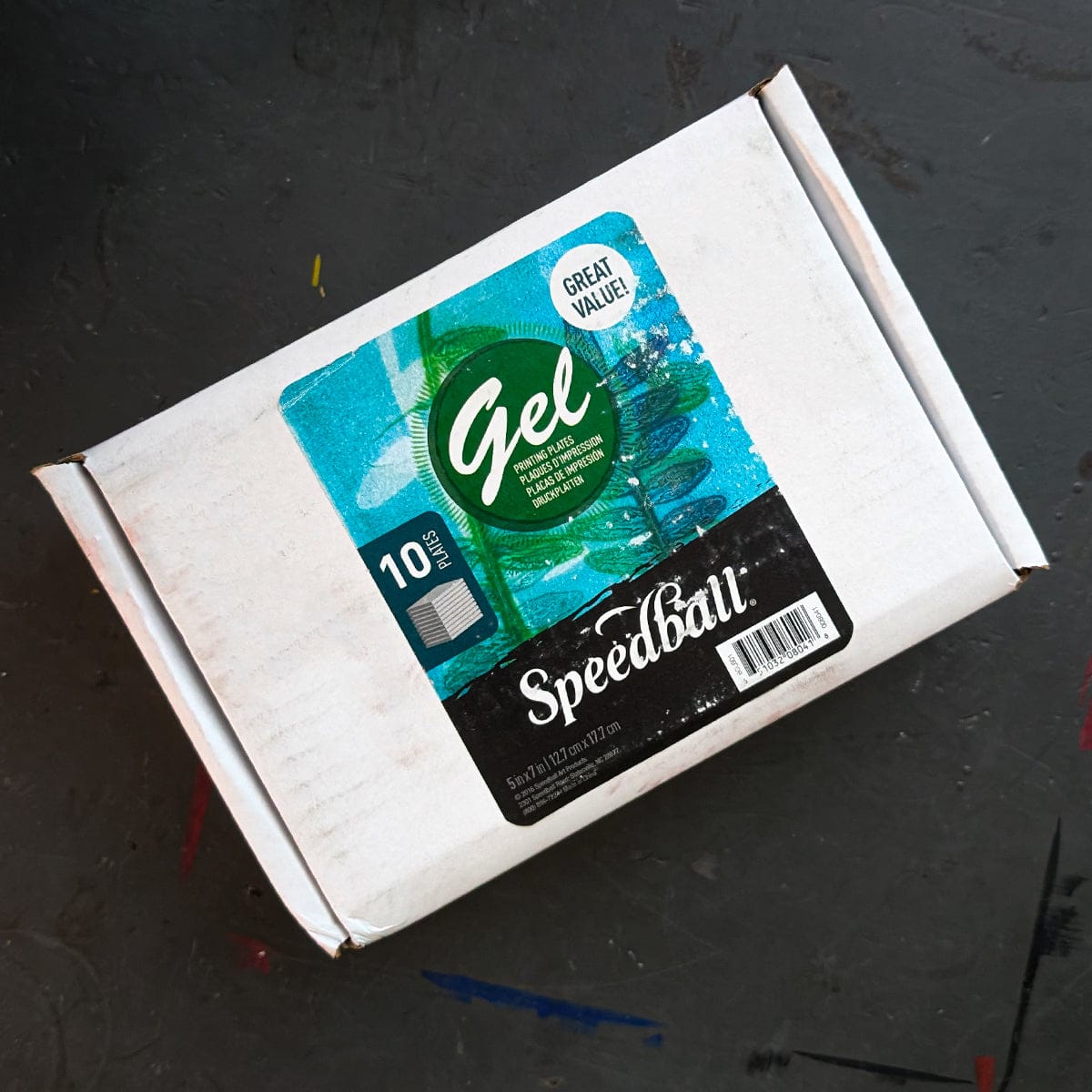 Speedball Block Printing Accessory Speedball - Gel Printing Plate - 5x7" - Box of 10