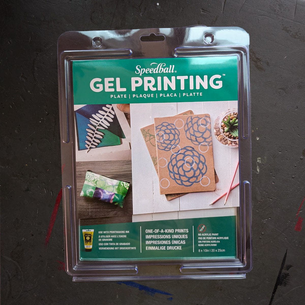 Speedball Block Printing Accessory Speedball - Gel Printing Plate - 8x10"