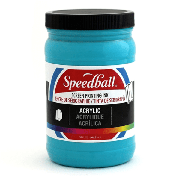 Speedball Screen Printing Ink Peacock Blue Speedball - Acrylic Screen Printing Ink - 32oz Jars