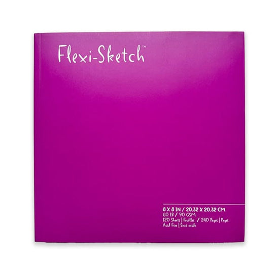 Speedball Sketchbook - Gluebound Speedball - Flexi-Sketch - 8x8" Book - Item #969150