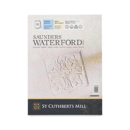 St. Cuthberts Mill Watercolour Block Saunders Waterford - Watercolour Pad - Cold Press - 140lb - 9x12"