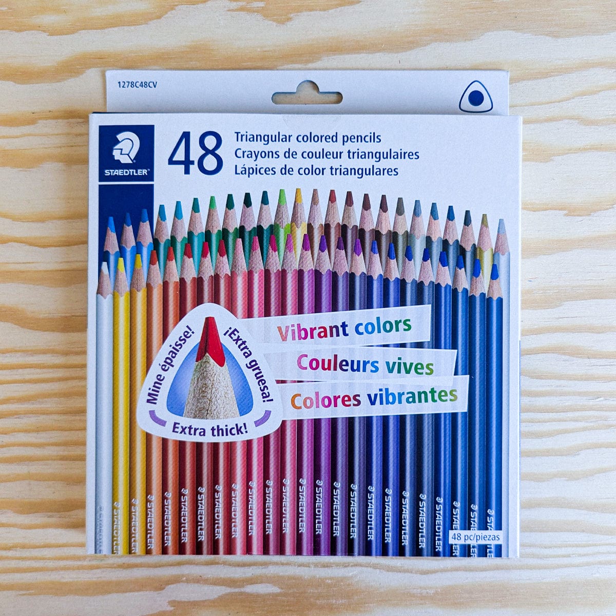 Staedtler Colour Pencil Set Staedtler - Triangular Coloured Pencils - Set of 48