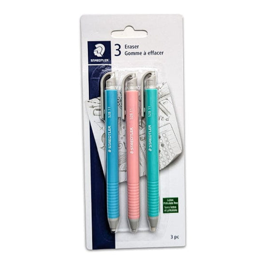 Staedtler Eraser Staedtler - Retractable Stick Eraser - Set of 3