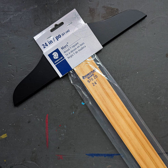 Staedtler T-Square Staedtler - Mars - Wood T-Square - 24" Blade w/ Acrylic Edge