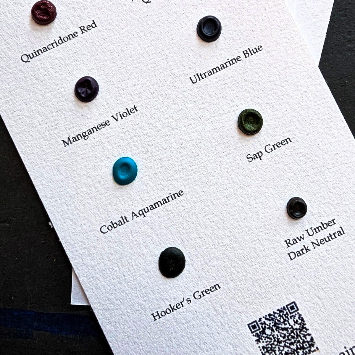Stoneground Paint Co. Dot Card Stoneground - Watercolour Dot Card - 12 Colours - Eric's Essentials: Land & Sea