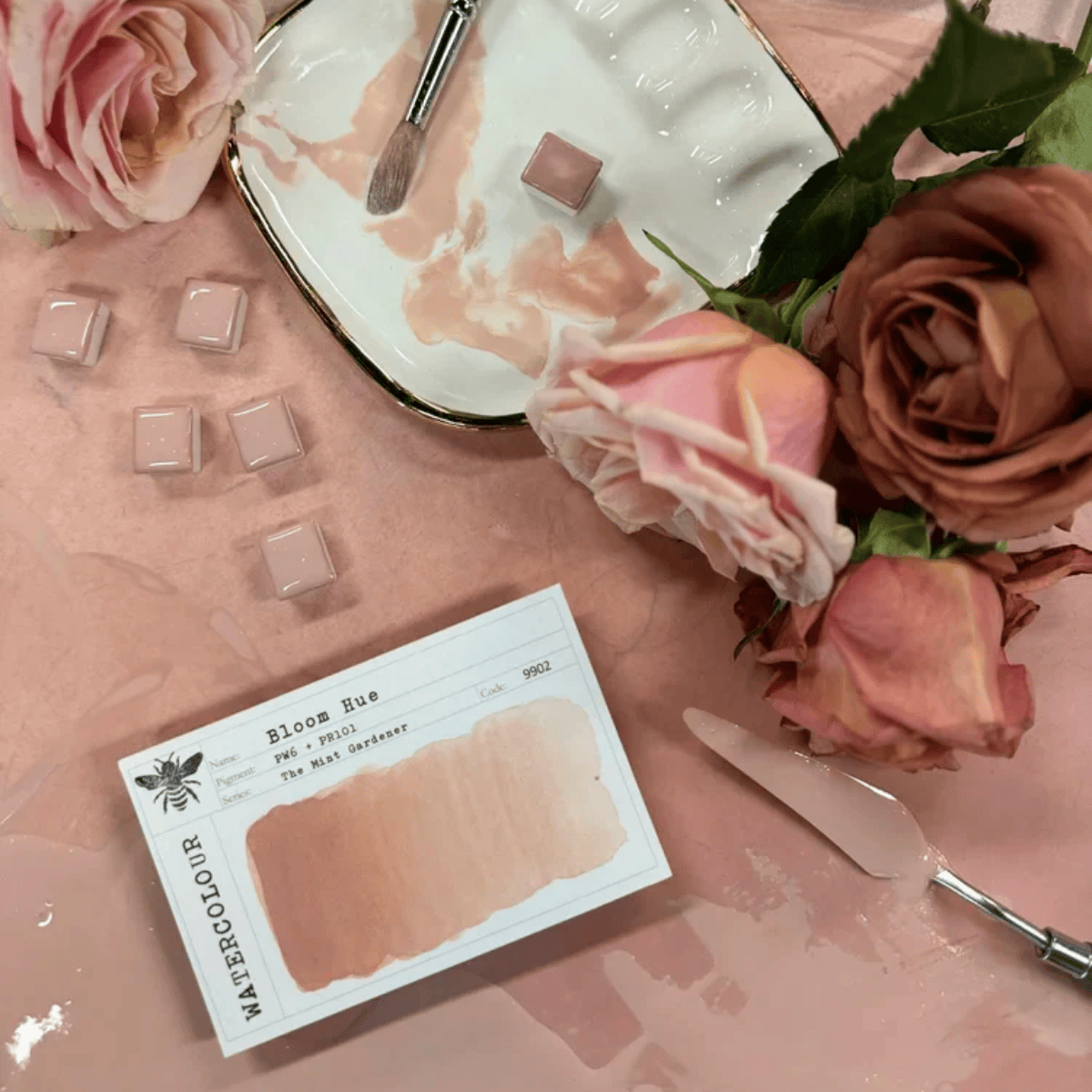 Stoneground Paint Co. Watercolour Pan Bloom Hue Stoneground - Watercolour Half Pans - Series 3