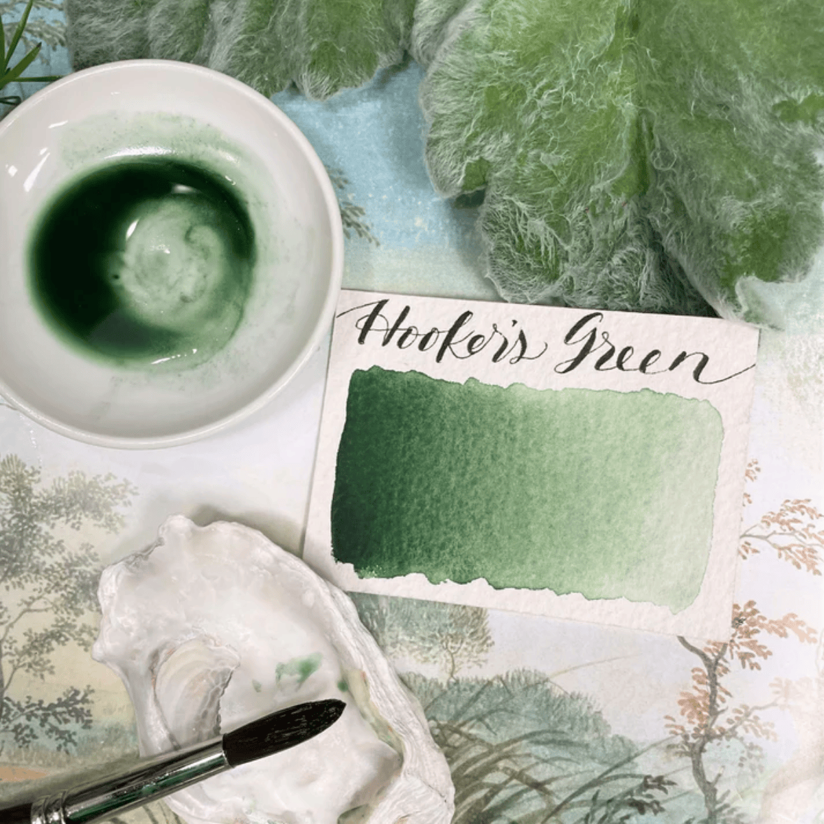 Stoneground Paint Co. Watercolour Pan Hooker's Green Stoneground - Watercolour Half Pans - Series 3
