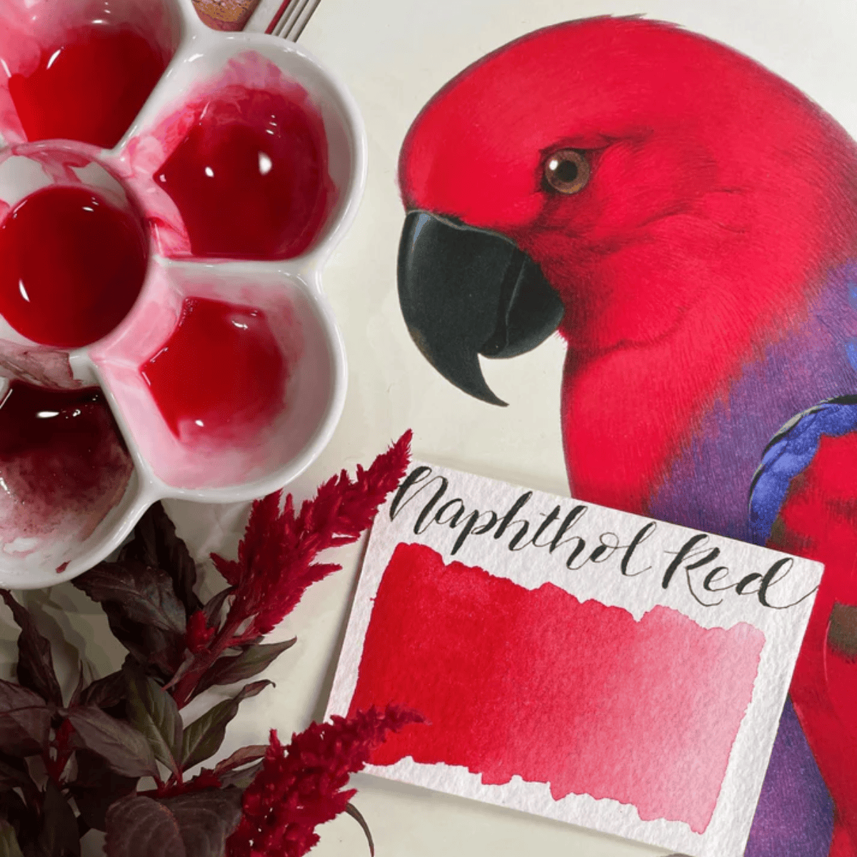 Stoneground Paint Co. Watercolour Pan Napthol Red Stoneground - Watercolour Half Pans - Series 5