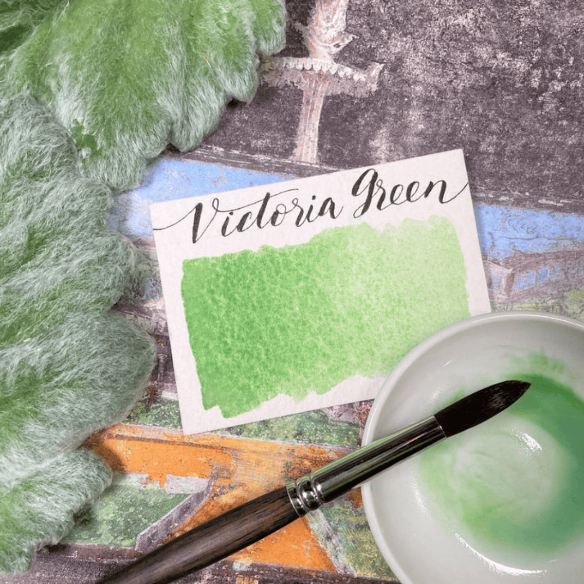 Stoneground Paint Co. Watercolour Pan Victoria Green Stoneground - Watercolour Half Pans - Series 4
