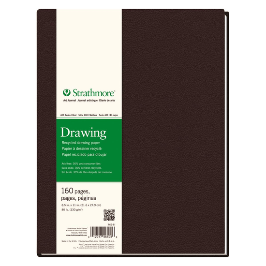Strathmore Sketchbook - Hardcover Strathmore - 400 Series - Hardcover Recycled Sketch - 8.5x11"