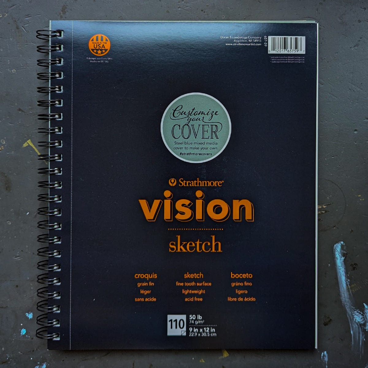 Strathmore Sketchbook - Spiralbound Strathmore - Vision Sketch Pad - 9x12"