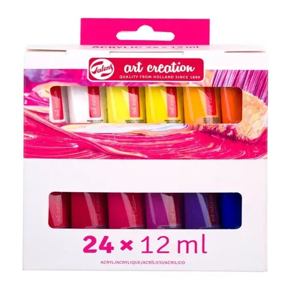 Talens Art Creation Acrylic Paint Set Talens - Art Creation - Acrylic Paint - Set of 24x12mL - Item #9021824M