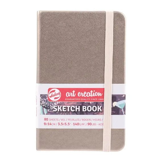 Tarens T9314-212M Art & Creation Sketchbook, Drawing Notebook, 5.1 x 8.3  inches (13 x 21 cm), Lake Blue, Thickness: 4.9 oz/yd², Fine, Acid Free  Paper